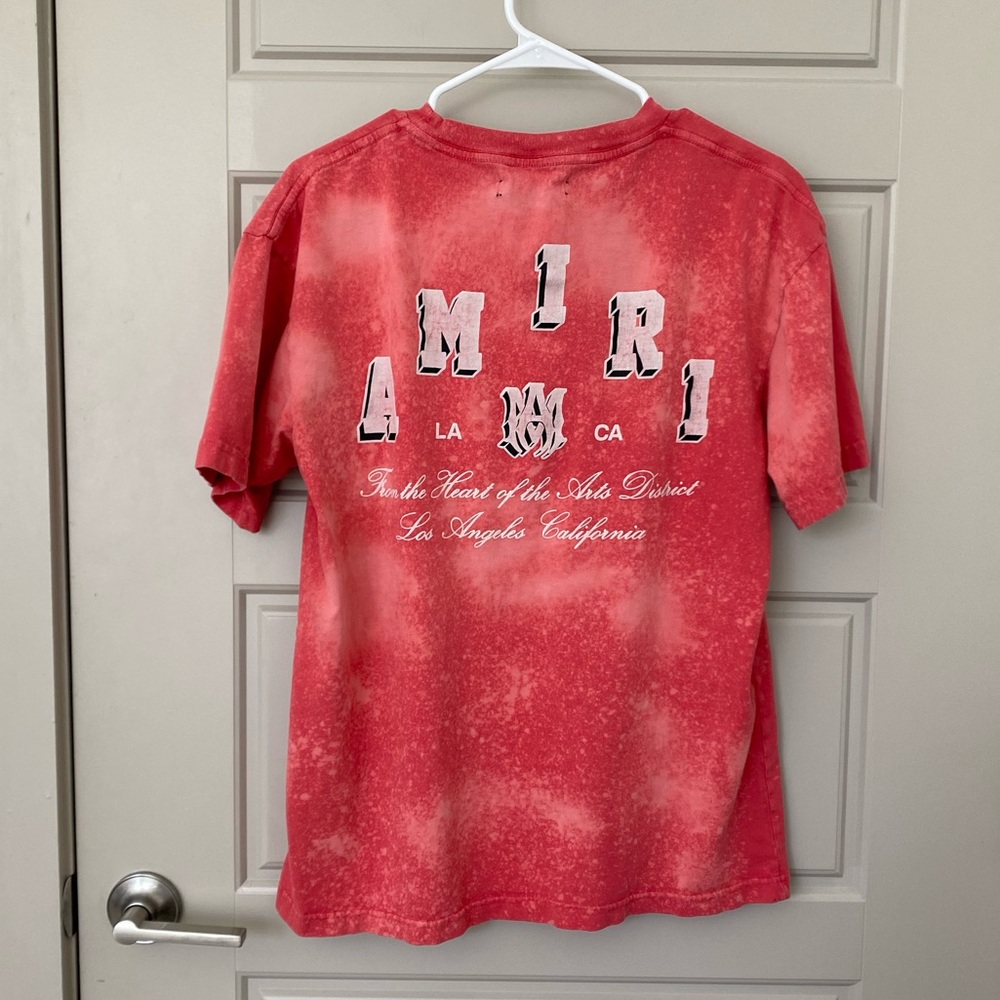 100% Authentic Red AMIRI T-Shirt